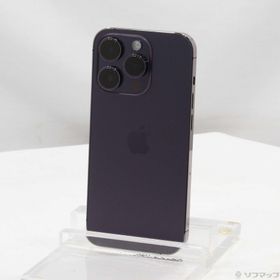 (中古)Apple iPhone14 Pro 256GB ディープパープル MQ1E3J/A SIMフリー(262-ud)