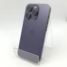 【中古】Apple 国内版 【SIMフリー】 iPhone 14 Pro 256GB ディープパープル MQ1E3J/A【千葉】保証期間１ヶ月【ランクC】