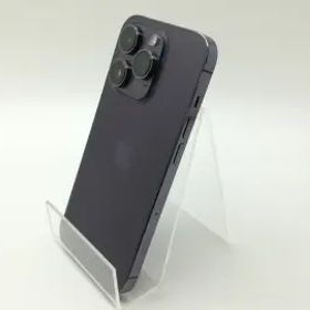 【中古】Apple 国内版 【SIMフリー】 iPhone 14 Pro 256GB ディープパープル MQ1E3J/A【秋葉本店】保証期間１ヶ月【ランクC】