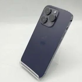 【中古】Apple SoftBank 【SIMフリー】 iPhone 14 Pro 256GB ディープパープル MQ1E3J/A【町田】保証期間１週間【ランクC】