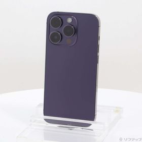(中古)Apple iPhone14 Pro 256GB ディープパープル MQ1E3J/A SIMフリー(305-ud)