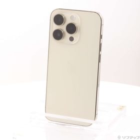 (中古)Apple iPhone14 Pro 512GB ゴールド MQ223J/A SIMフリー(276-ud)