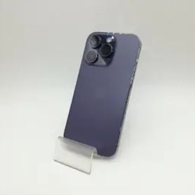 【中古】Apple 国内版 【SIMフリー】 iPhone 14 Pro 1TB ディープパープル MQ313J/A【DS秋葉】保証期間１ヶ月【ランクB】