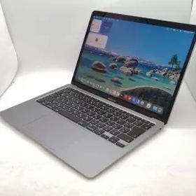 【中古】Apple MacBook Air 13インチ M1(CPU:8C/GPU:7C) 8GB/256GB スペースグレイ MGN63J/A (M1・2020)【広島本通】保証期間１ヶ月【ラ