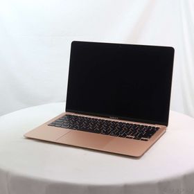 (中古)Apple MacBook Air 13.3-inch Late-2020 MGND3J/A Apple M1 8コアCPU_7コアGPU 8GB SSD256GB ゴールド (26.3 Tahoe)(198-ud)