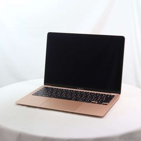 (中古)Apple MacBook Air 13.3-inch Late-2020 MGND3J/A Apple M1 8コアCPU_7コアGPU 8GB SSD256GB ゴールド (26.3 Tahoe)(348-ud)