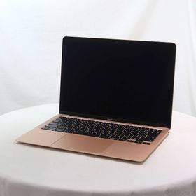 (中古)Apple MacBook Air 13.3-inch Late-2020 MGND3J/A Apple M1 8コアCPU_7コアGPU 8GB SSD256GB ゴールド (26.3 Tahoe)(295-ud)