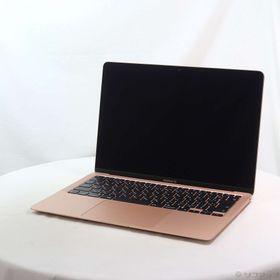 (中古)Apple MacBook Air 13.3-inch Late-2020 MGND3J/A Apple M1 8コアCPU_7コアGPU 8GB SSD256GB ゴールド (26.3 Tahoe)(258-ud)