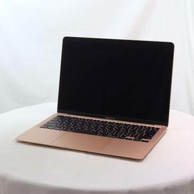 (中古)Apple MacBook Air 13.3-inch Late-2020 MGND3J/A Apple M1 8コアCPU_7コアGPU 8GB SSD256GB ゴールド (26.3 Tahoe)(198-ud)