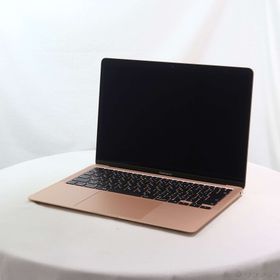 (中古)Apple MacBook Air 13.3-inch Late-2020 MGND3J/A Apple M1 8コアCPU_7コアGPU 8GB SSD256GB ゴールド (26.3 Tahoe)(348-ud)