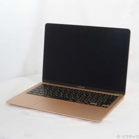 (中古)Apple MacBook Air 13.3-inch Late-2020 MGND3J/A Apple M1 8コアCPU_7コアGPU 8GB SSD256GB ゴールド (26.3 Tahoe)(258-ud)