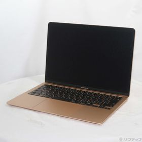 (中古)Apple MacBook Air 13.3-inch Late-2020 MGND3J/A Apple M1 8コアCPU_7コアGPU 8GB SSD256GB ゴールド (26.3 Tahoe)(269-ud)