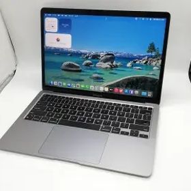 【中古】Apple MacBook Air 13インチ CTO (M1・2020) スペースグレイ Apple M1(CPU:8C/GPU:7C)/8G/256G【福岡天神】保証期間１ヶ月【ラン
