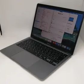 【中古】Apple MacBook Air 13インチ CTO (M1・2020) スペースグレイ Apple M1(CPU:8C/GPU:7C)/8G/256G【なんば】保証期間１ヶ月【ランク