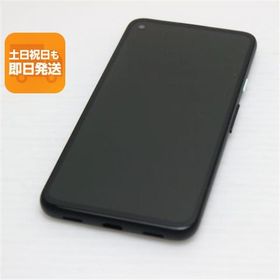 美品 SIMフリー Google Pixel 4a (5G) ブラック 即日発送 スマホ 白ロム Google あすつく 土日祝発送OK