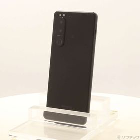 (中古)SONY Xperia 5 III 128GB フロストブラック SO-53B docomoロック解除SIMフリー(258-ud)