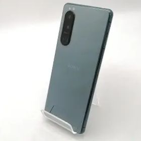 【中古】SONY au 【SIMフリー】 Xperia 5 III グリーン 8GB 128GB SOG05【池袋東口】保証期間１ヶ月【ランクA】