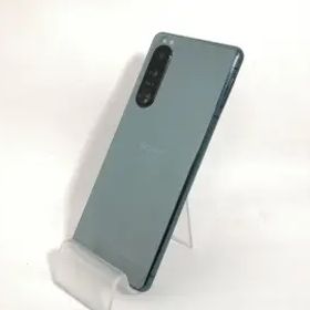 【中古】SONY SoftBank 【SIMフリー】 Xperia 5 III グリーン 8GB 128GB A103SO【新宿】保証期間１ヶ月【ランクB】