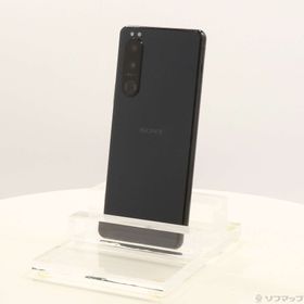 (中古)SONY Xperia 5 III 256GB ブラック XQ-BQ42-B2JPCX0 SIMフリー(295-ud)