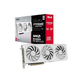 【並行輸入品】 ASUS Prime Radeon RX 9070 XT ホワイト OC Edition グラフィックスカード (PCIe 5.0、HDMI/DP 2.1、2.5スロットデザイン、axialtechファン、デ