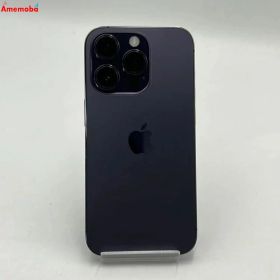 【中古】iPhone14 Pro 128GB ディープパープル MQ0F3J/A SoftBank版SIMフ