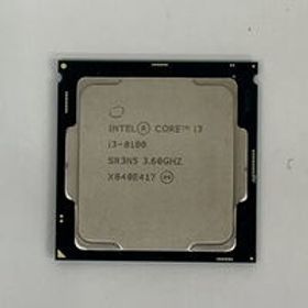 中古 INTEL Core i3 8100 (1151/3.60GHz/6M/C4/T4) 136202 状態： C:並品