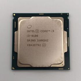 中古 INTEL Core i3 8100 (1151/3.60GHz/6M/C4/T4) 136202 状態： C:並品