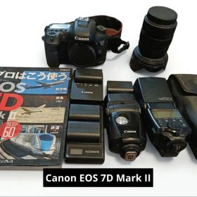 Canon EOS 7D Mark II 本体 レンズ ストロボセット