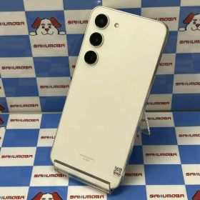 【中古】即日発送可Galaxy S23 8GB/256GB クリーム SCG19 AU版SIMフリー