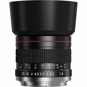Lightdow for Canon EFレンズ 85mm F1.8 大口径レンズ単焦点 中望遠レンズ for Canon EOS Kiss X10i X10 X9i X9 X8i X7i X6i X5 X4 X3 X2 X70 90D 80D 70