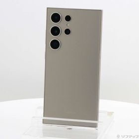 (中古)GALAXY Galaxy S24 Ultra 256GB チタニウムグレー SM-S928QZTESJP SIMフリー(262-ud)