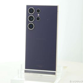 (中古)SAMSUNG Galaxy S24 Ultra 256GB チタニウムバイオレット SC-52E docomo SIMフリー(262-ud)