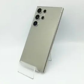 【中古】SAMSUNG au 【SIMフリー】 Galaxy S24 Ultra チタニウムグレー 12GB 256GB SCG26【秋葉本店】保証期間１ヶ月【ランクB】