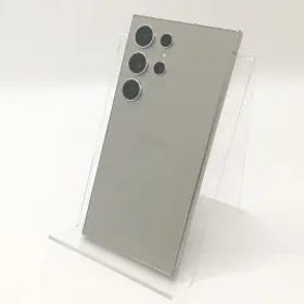 【中古】SAMSUNG docomo 【SIMフリー】 Galaxy S24 Ultra チタニウムグレー 12GB 256GB SC-52E【秋葉4号】保証期間１ヶ月【ランクB】