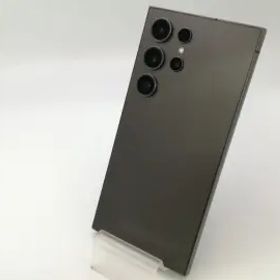 【中古】SAMSUNG au 【SIMフリー】 Galaxy S24 Ultra チタニウムブラック 12GB 256GB SCG26【なんば】保証期間１ヶ月【ランクA】