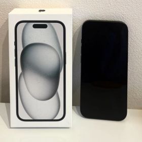 【美品】iPhone 15 ブラック 256GB 海外版 SIMフリー 箱あり