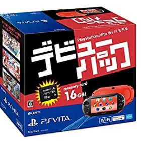 【中古】「非常に良い」PlayStation Vita デビューパック Wi-Fiモデル レッド/ブラック