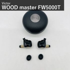 JVCケンウッド Victor ビクター WOOD master HA-FW5000T-B 完全ワイヤレスイヤホン Bluetooth Ver.6.0 ノイズキャンセリング ハイレゾ マルチポイント 合計31.5時間再生 ピアノブラック 国内正規品