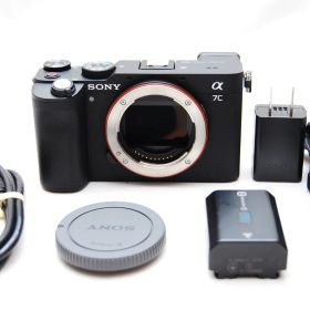★極上美品 ショット数５６９回 SONY ミラーレス一眼カメラ α7C ボディブラック ILCE-7C B ソニー★