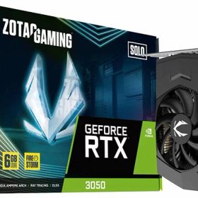 ZOTAC GAMING GEFORCE RTX 3050 6GB SOLO GDDR6 グラフィックボード｜ZTRTX30506GS/ZT-A30510G-10L