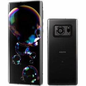 【SIMロック解除済】SoftBank AQUOS R6 A101SH Black SHARP 当社3ヶ月間保証 中古 イオシス