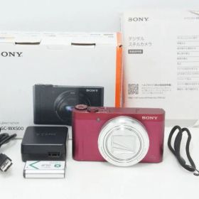 良品 SONY ソニー Cyber-shot DSC-WX500 コンパクトデジタルカメラ レッド 元箱付 260618k