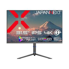JAPANNEXT JN-IPS315U-HSPC6 液晶ディスプレイ 31.5型/ 3840×2160/ HDMI×1、DP×1、USB-C×1/ ブラック/ スピーカー有/ 2…