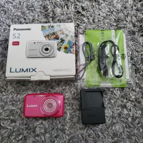【極美品】LUMIX ルミックス DMC-S2 デジカメ コンデジ 箱付 ピンク