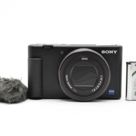 ★極上★ ソニー SONY VLOGCAM ZV-1 ブラック 《バッテリー付！》★完動品★ #A605067