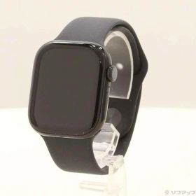 【中古】Apple(アップル) Apple Watch Series 10 GPS 42mm ジェットブラックアルミニウムケース ブラックスポーツバンド 【198-ud】
