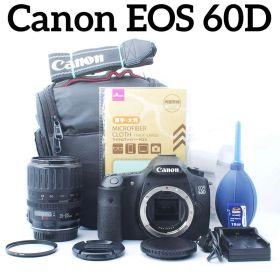 Canon EOS 60D 高倍率ズーム35-135mm 動画対応 バック付き