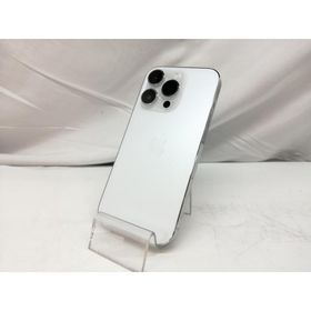 【中古】Apple au 【SIMフリー】 iPhone 14 Pro 128GB シルバー MQ013J/A【札幌】保証期間１ヶ月【ランクA】