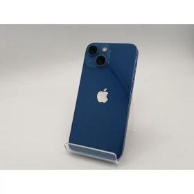 【中古】Apple 国内版 【SIMフリー】 iPhone 13 mini 128GB ブルー MLJH3J/A【DS秋葉】保証期間1ヶ月【ランクC】