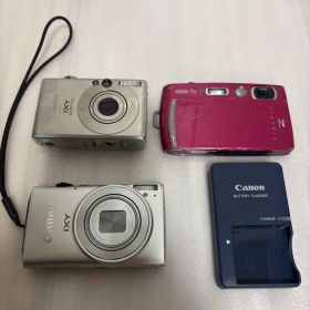 Canon IXY 620Fデジタルカメラ 3台セット 充電器付き
